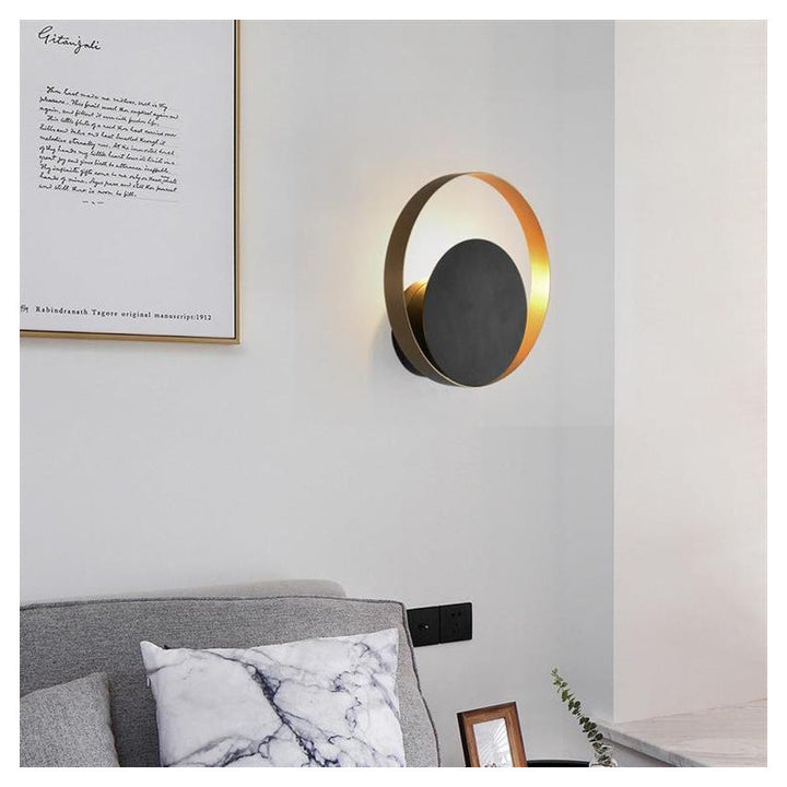 Modern Dual-Circle Wall Sconce