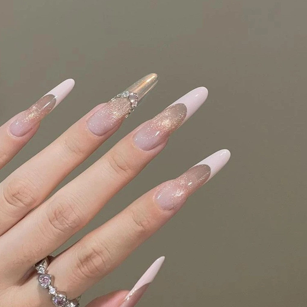 Glitter Ombre Nail Enhancements