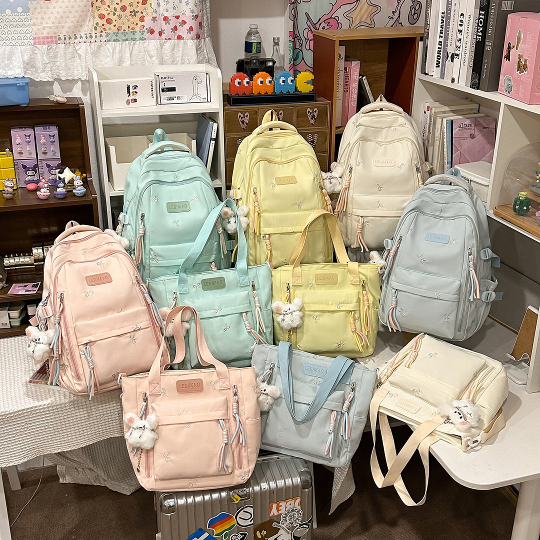 Embroidered Multi-Functional Backpack Kalsten