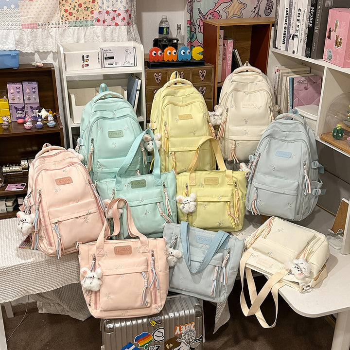 Embroidered Multi-Functional Backpack Kalsten