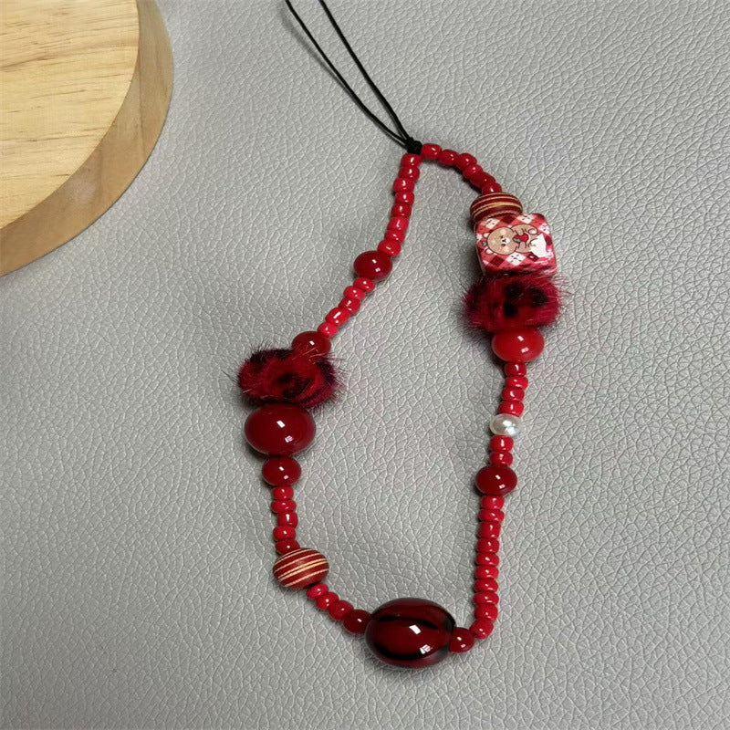 Decorative Beaded Charm Lanyard Kalsten 1790135971