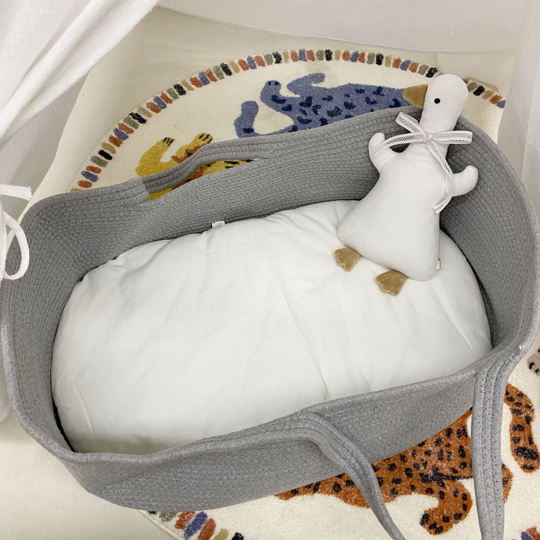 Fitted Waterproof Cotton Blend Oval Baby Changing Pad Cover