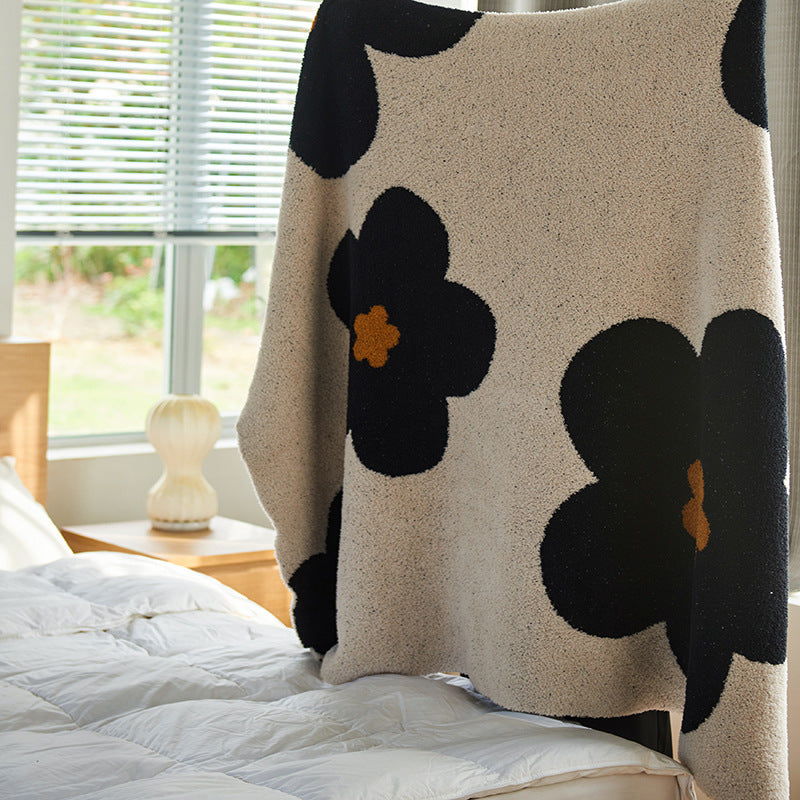 Floral Patterned Cozy Blanket