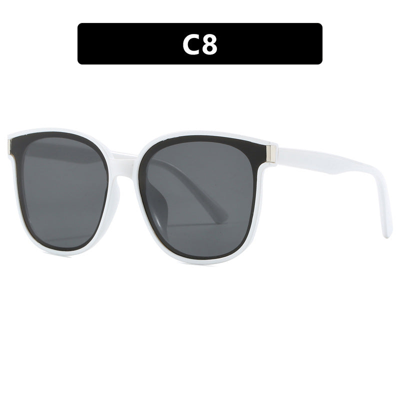 Women's stylish sunglasses with high-quality, transparent plastic frame Kalsten