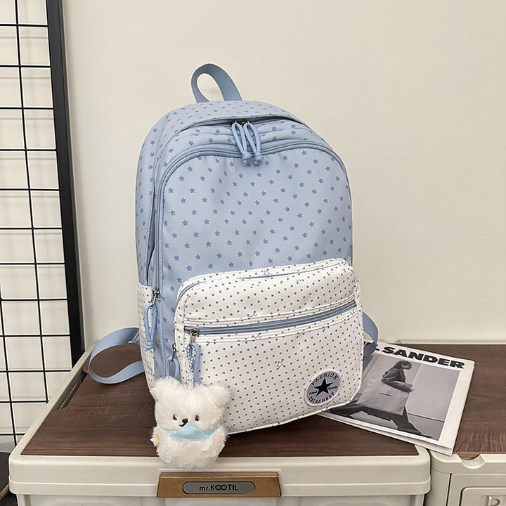 Playful Star-Patterned School Backpack Kalsten