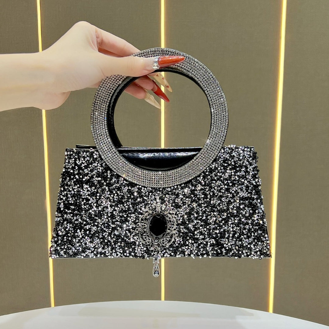 Sparkling Structured Evening Handbag