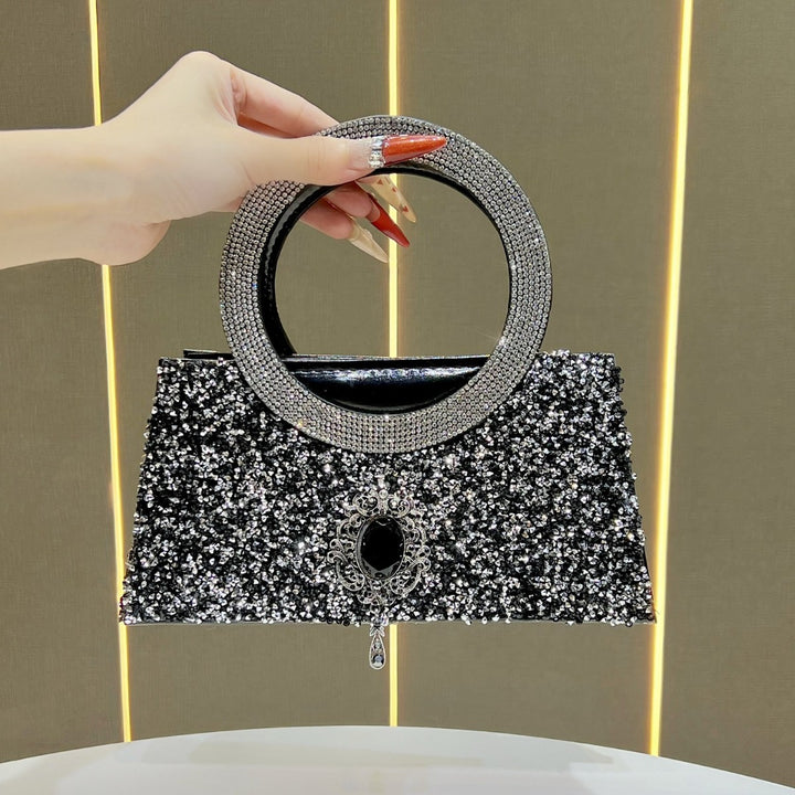 Sparkling Structured Evening Handbag