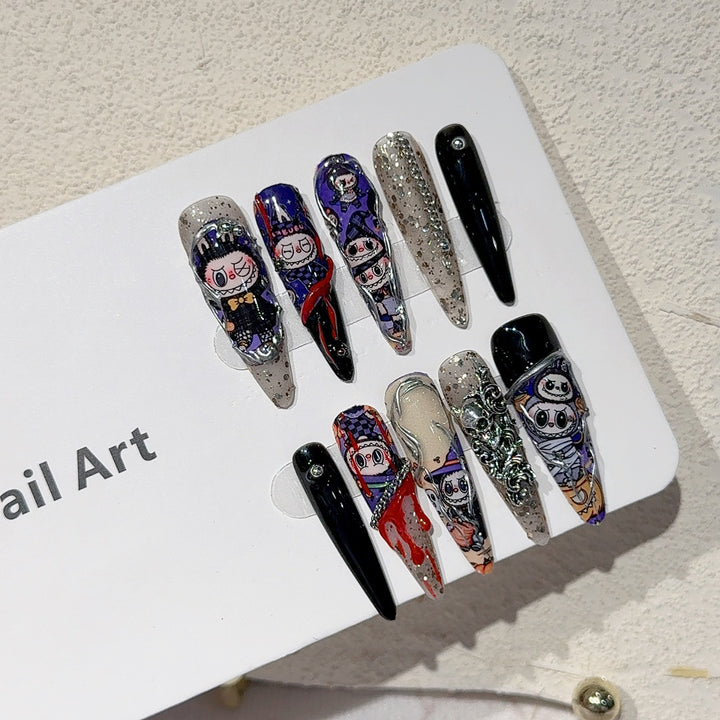 Whimsical Gothic Nail Art Tips