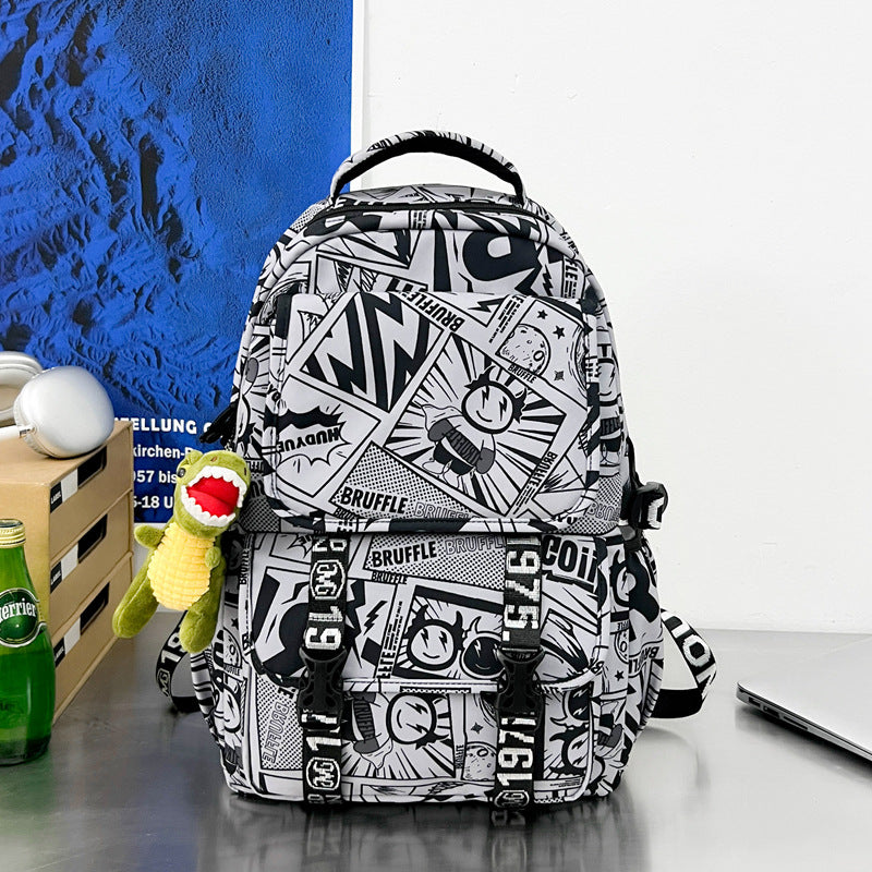 Urban Graphic Print Backpack Kalsten