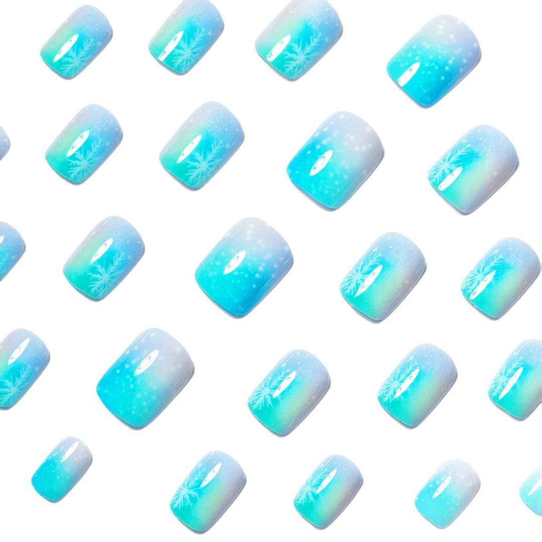 Artistic Winter Wonderland Nail Art Kalsten
