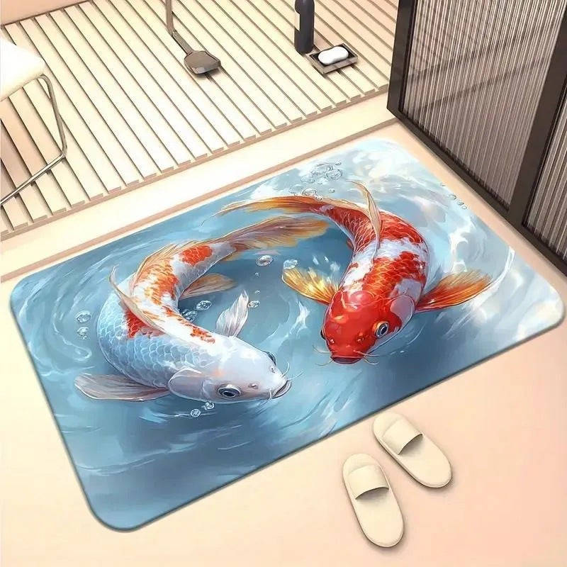 Abstract Floor Mat