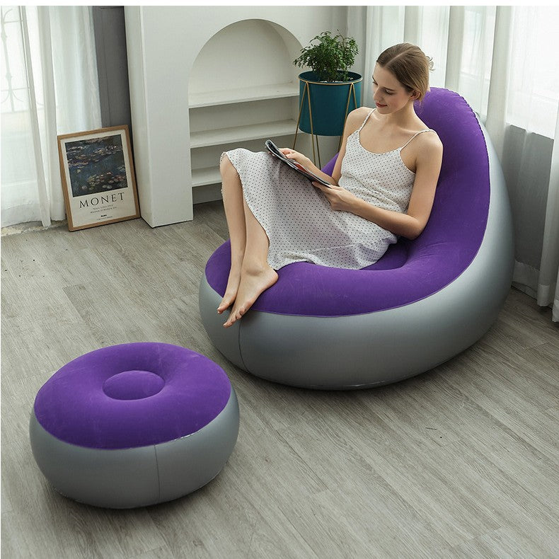 Women Inflatable Comfort Sofa with Ergonomic Backrest Kalsten