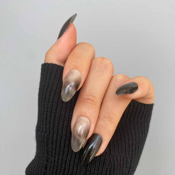 Artistic Stiletto Press-On Nails Set with Ombre Design Kalsten