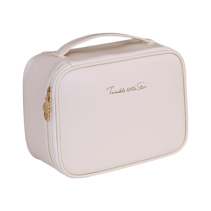 Cosmetic Organizer with Transparent Viewing Window and Practical Compartment System Kalsten