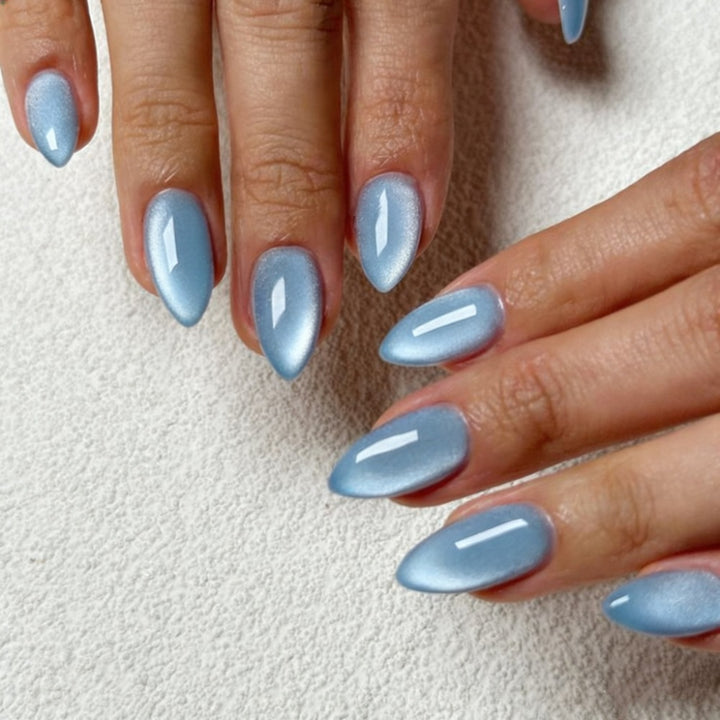 Elegant Almond-Shaped Nail Enhancements