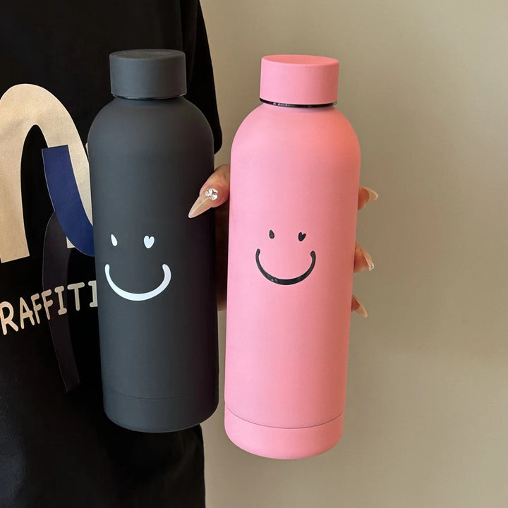 Women’s Insulated Bottle with Cheerful Smiley Design Kalsten