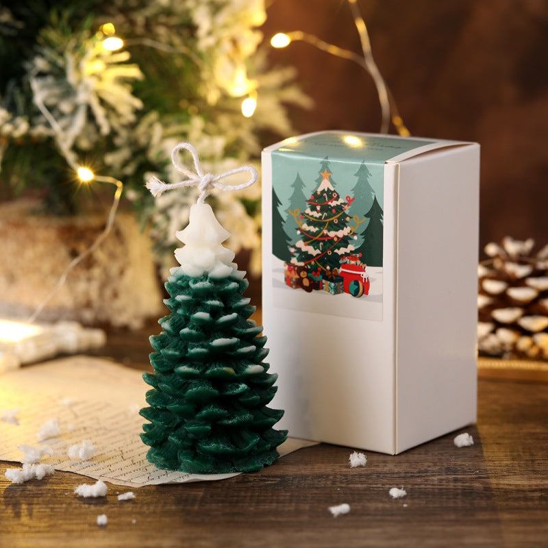 Christmas Tree-Shaped Hanging-Loop Decorative Soy Candle