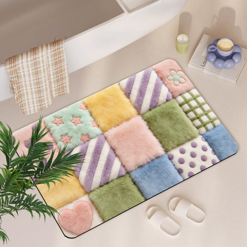 Plush Textured Area Mat