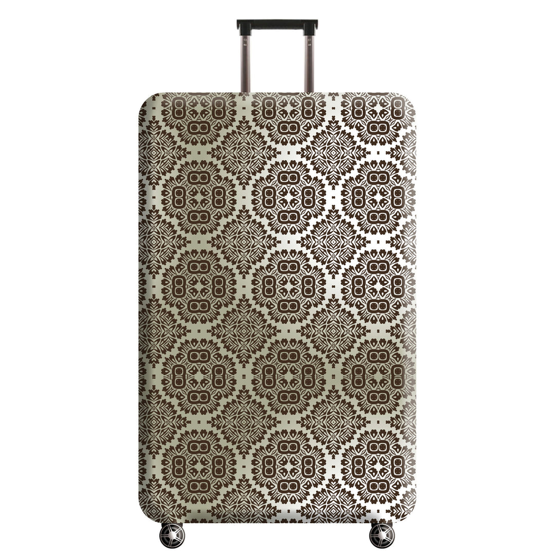 Women's Hard Shell Suitcase with Artistic Floral Pattern Kalsten