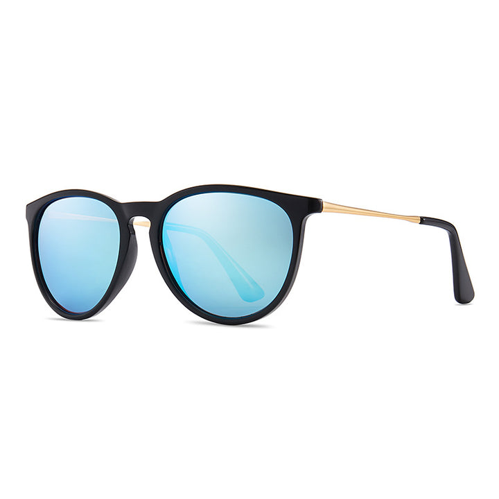 Women's fashionable and elegant sunglasses with high-quality plastic frame and mirrored lenses Kalsten