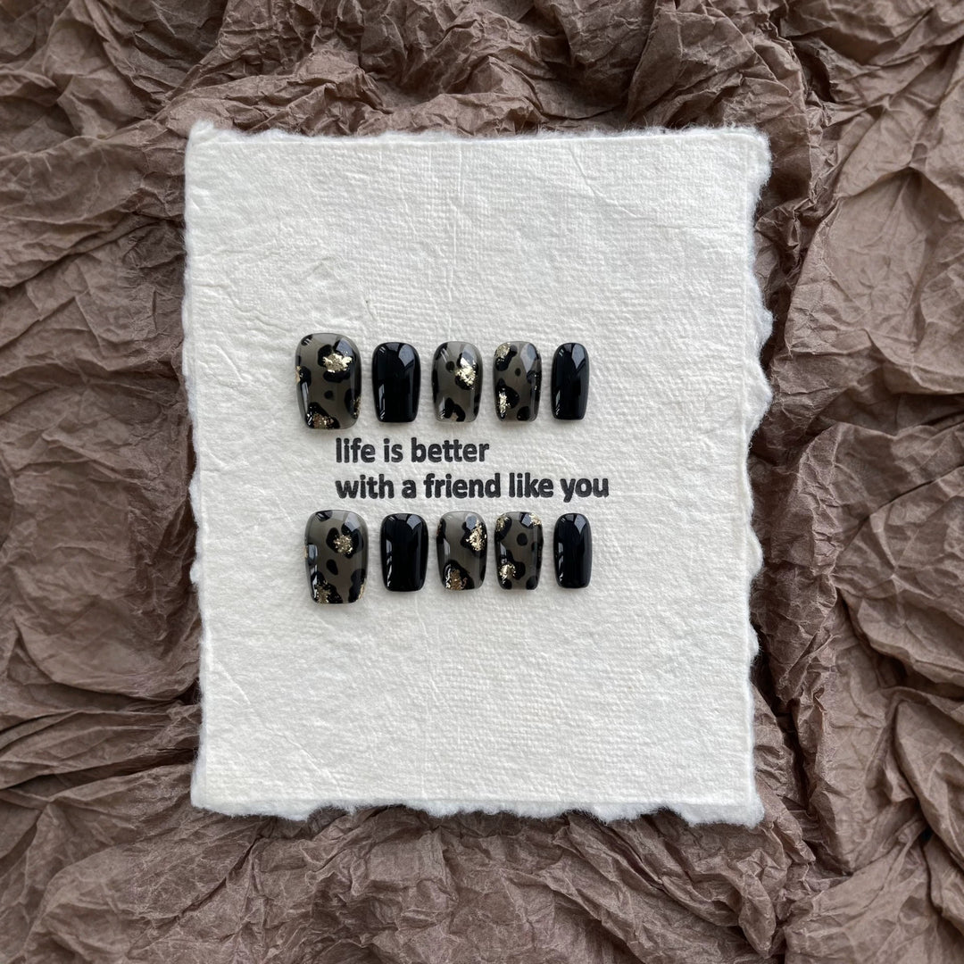 Artisanal Animal Print Press-On Nail Set