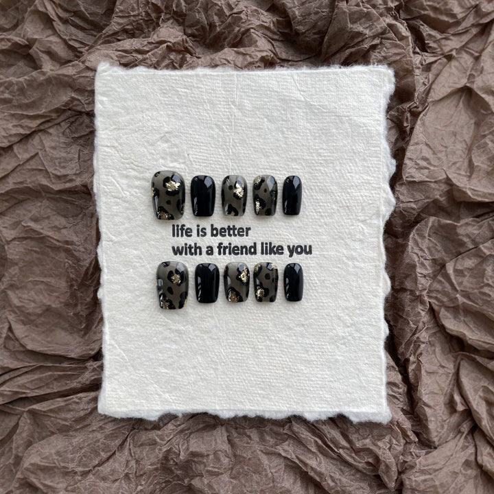 Artisanal Animal Print Press-On Nail Set