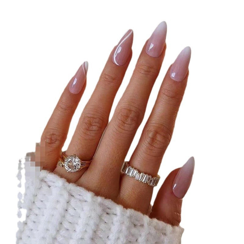 Elegant Pointed Stiletto Nail Extensions