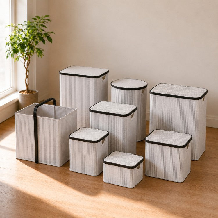 Laundry basket with lid and handles Kalsten