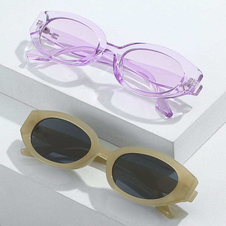 Fashion-Forward Statement Oval Sunglasses Kalsten