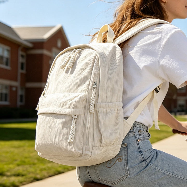 Corduroy Chic Backpack Kalsten