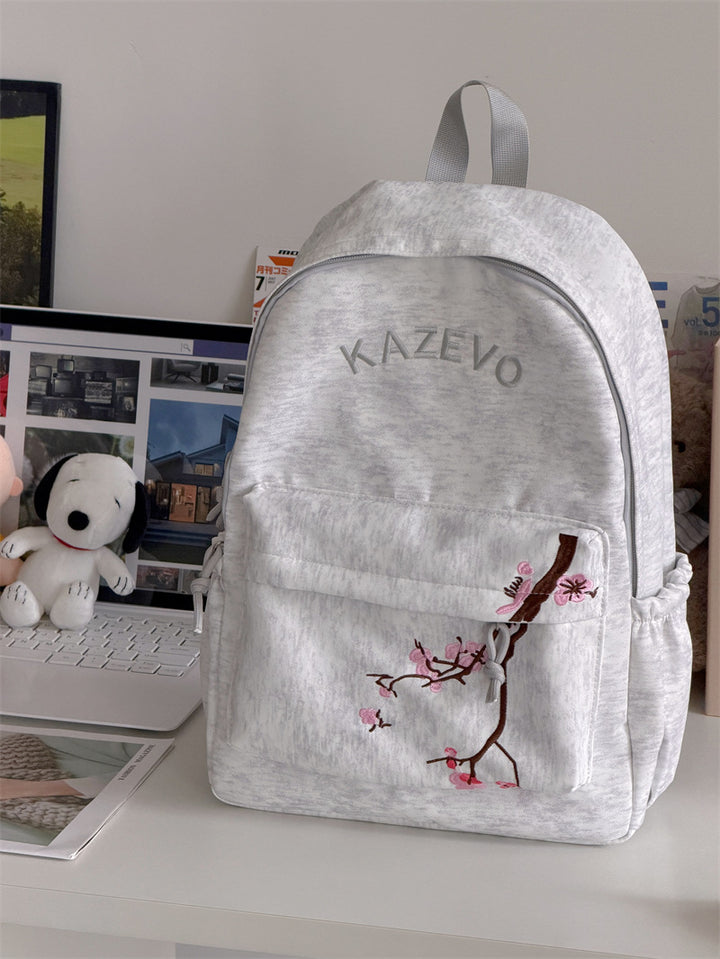 Stylish Embroidered Cherry Blossom Backpack Kalsten