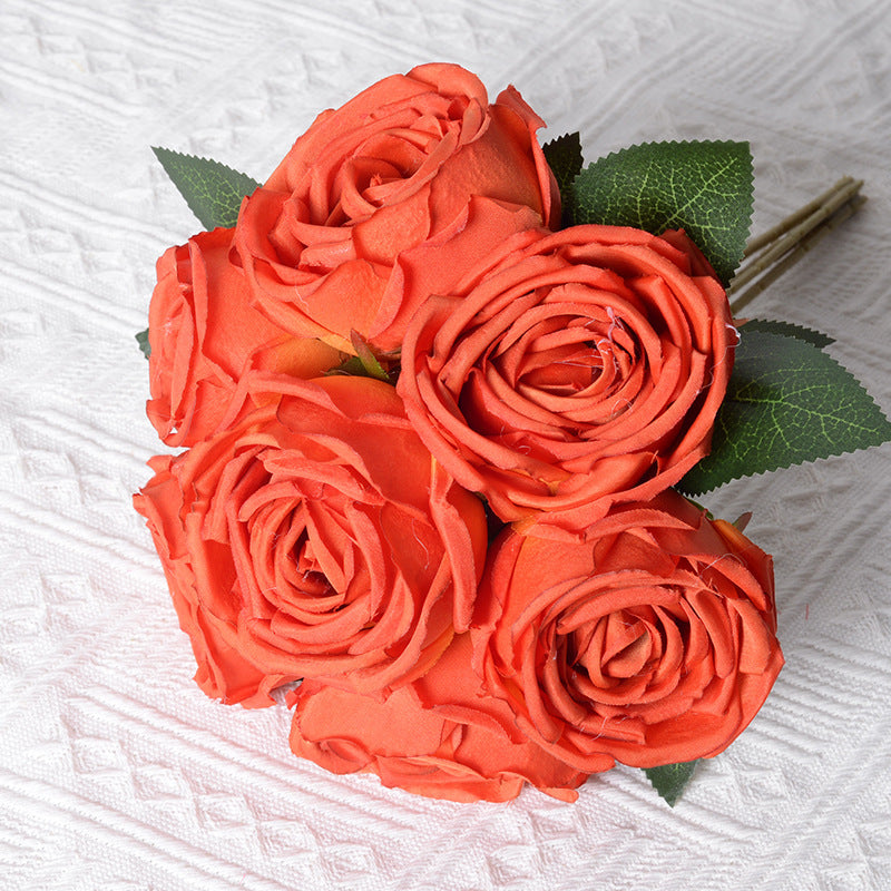 Decorative Faux Rose Bouquet