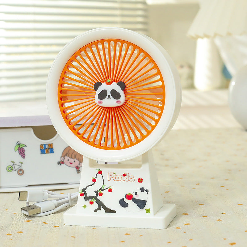 Ladies Portable Mini Fan with Cute Panda Design Kalsten