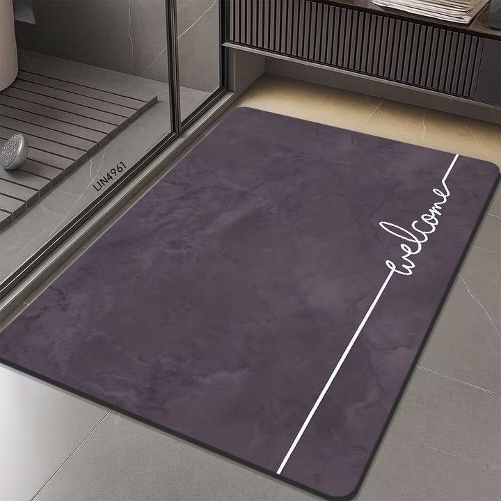 Geometric Hexagonal Pattern Bath Mat Kalsten