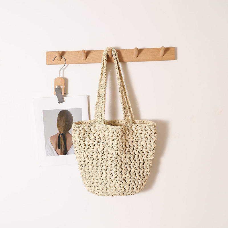 Braided Bast Crossbody Bag with Generous Interior Capacity Kalsten