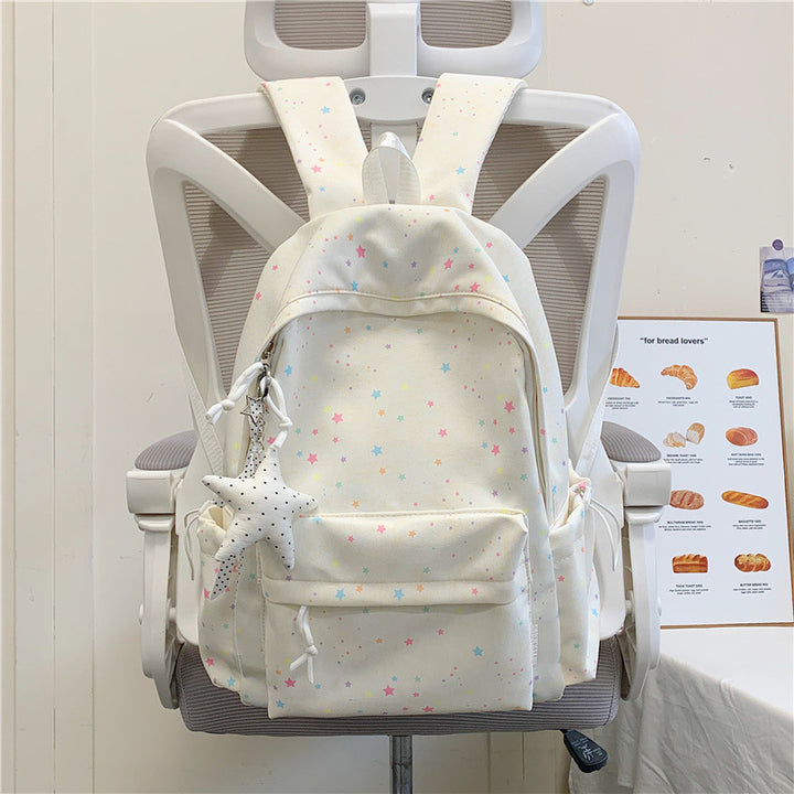 Star-Embellished School Backpack Kalsten