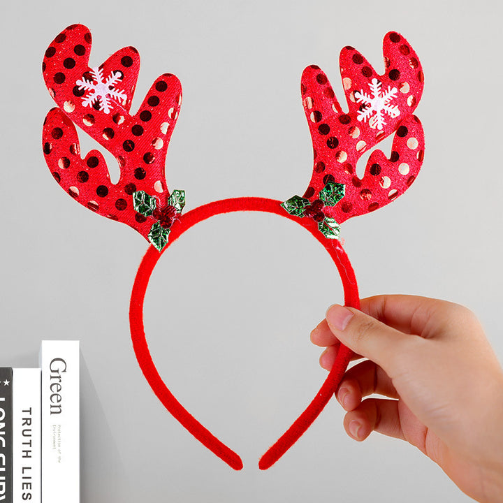 Festive Reindeer Antler Headband