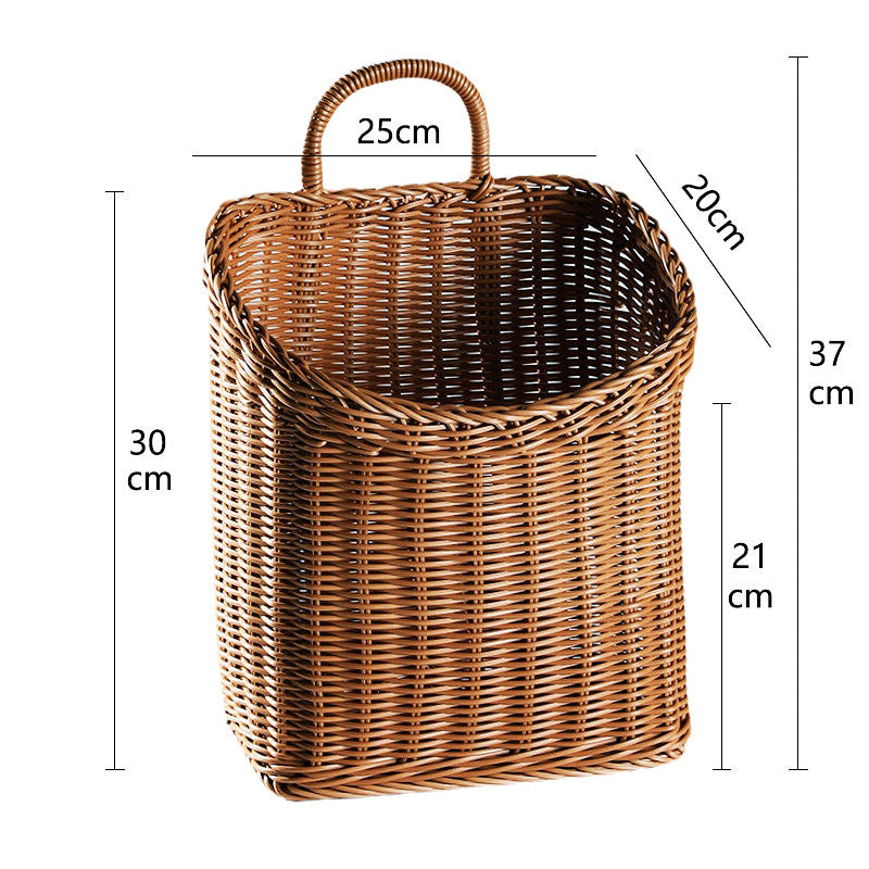 Handcrafted Wicker Utility Basket Kalsten