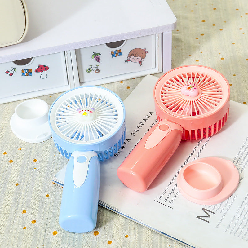 Women's Compact Hand Fan with Ergonomic Design and USB Charging Function Kalsten