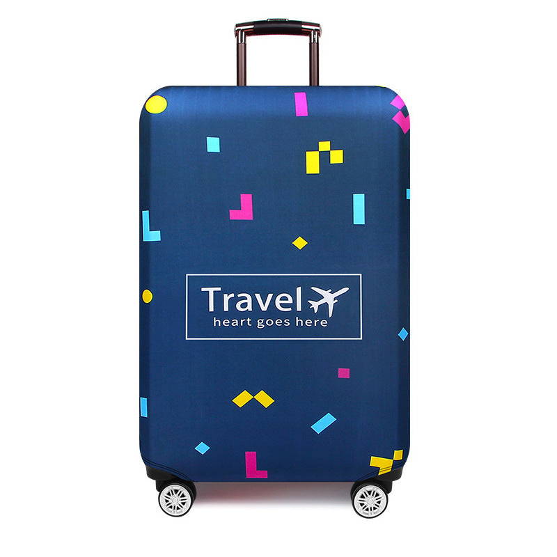 Women's hard-shell suitcase with colorful graphic design Kalsten