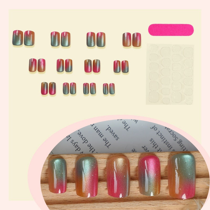 Artificial nail set with elegant gradient design Kalsten