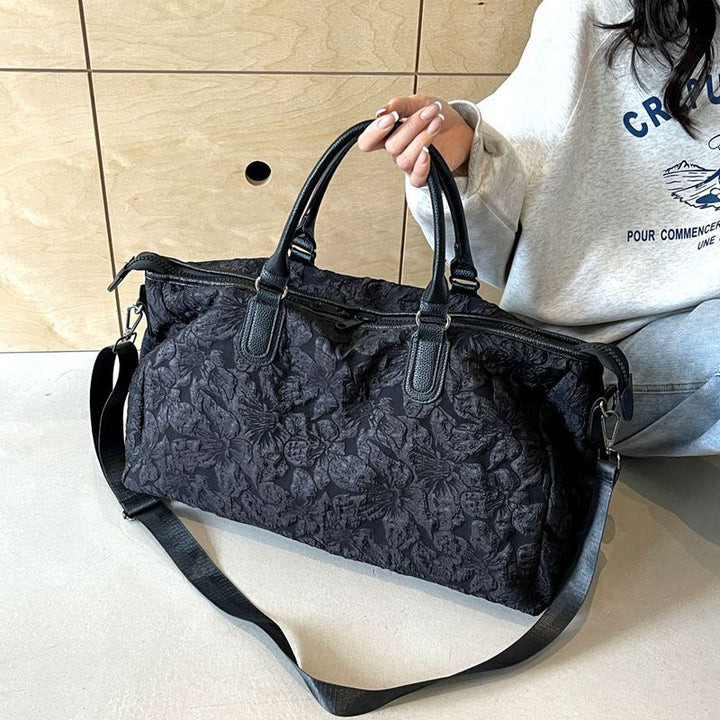 Stylish Floral Print Travel Duffel Bag Kalsten