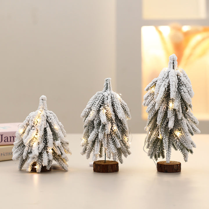 Illuminated Miniature Christmas Tree Decorations Kalsten