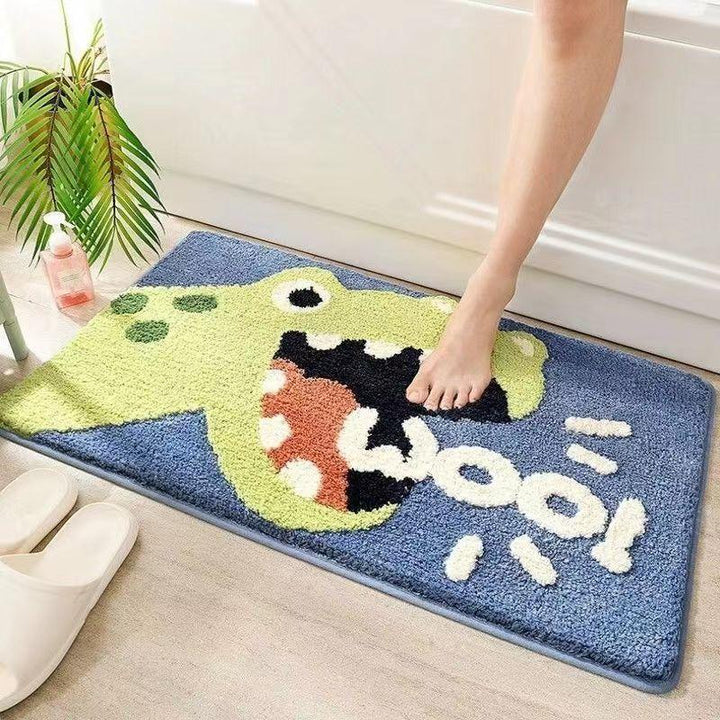 Playful Penguin-Themed Bath Mat Kalsten