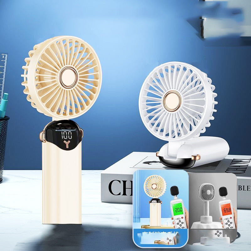 Portable Mini Hand Fan with Digital Display Kalsten