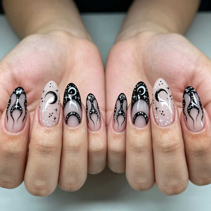 Artistic Stiletto Nail Enhancements Kalsten