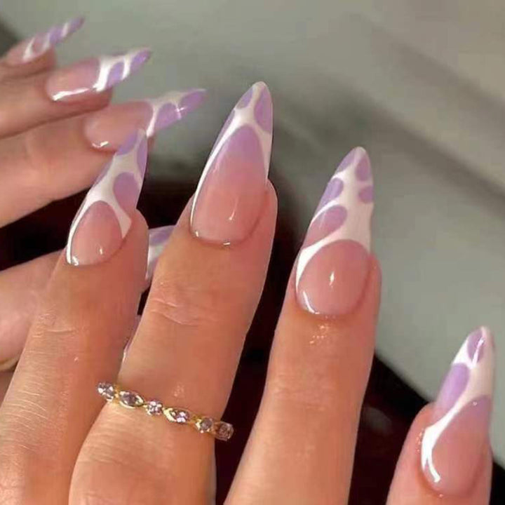 Artistic Pointed Stiletto Press-On Nails Kalsten