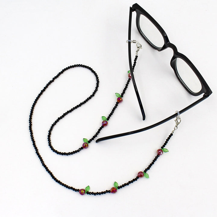 Charming Floral Beaded Eyewear Chain Kalsten