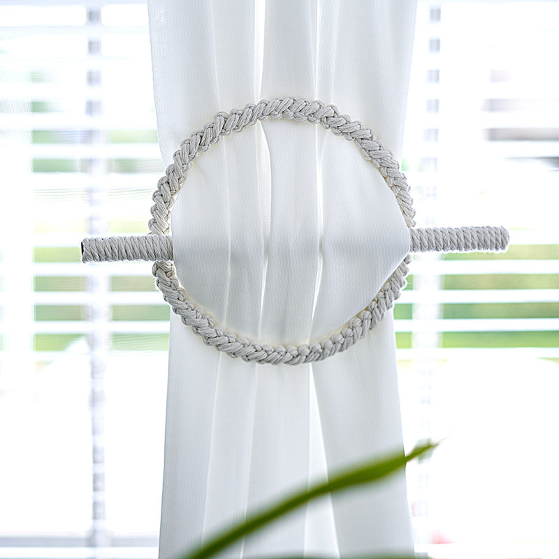 Macramé Curtain Tieback Holder Kalsten