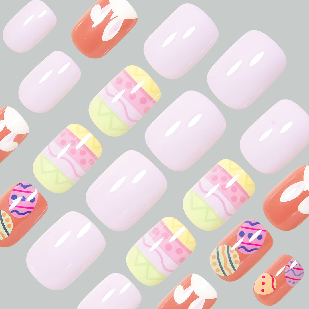 Decorative Easter-Themed Press-On Nail Art Kalsten